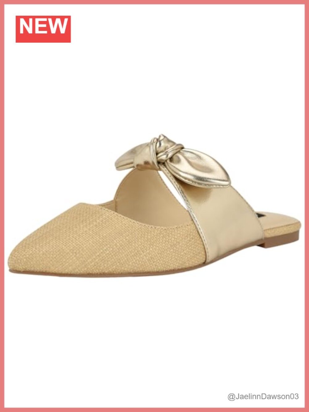 Nine West Bowin Pointy Toe Slip-On Flats - Faux Leather